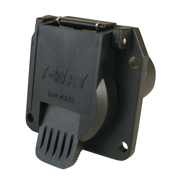 Wiring Socket, 7-way, Ford/GM/Nissan 3.95" x8.75" x2.95"